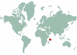 Eden Island in world map